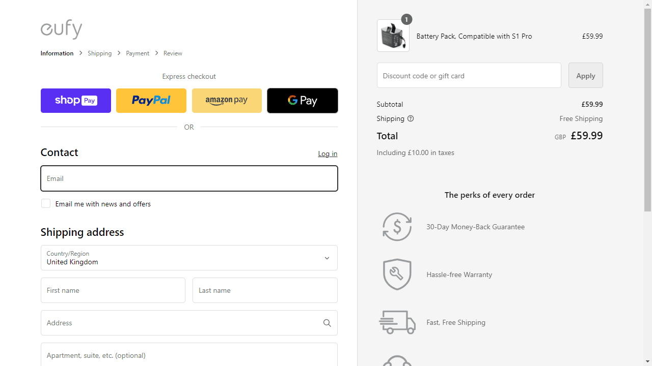 How to apply Eufy UK coupon code